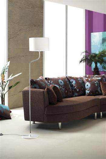 Energiepsar Leseleuchte Beckett One Bodenleuchte biegbar 1x E27 mit Fußschalter