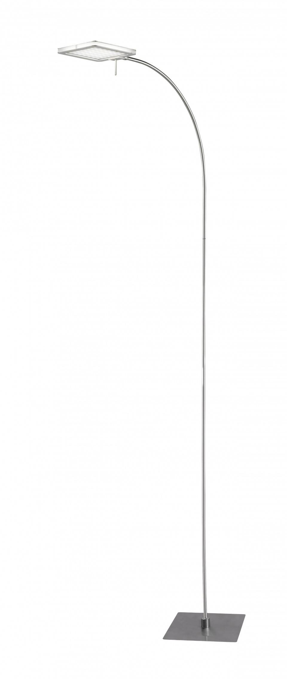 Wofi LED Laurids Steh-/Standleuchte 11,2W Metall Nickel Matt 780lm 141,5cm