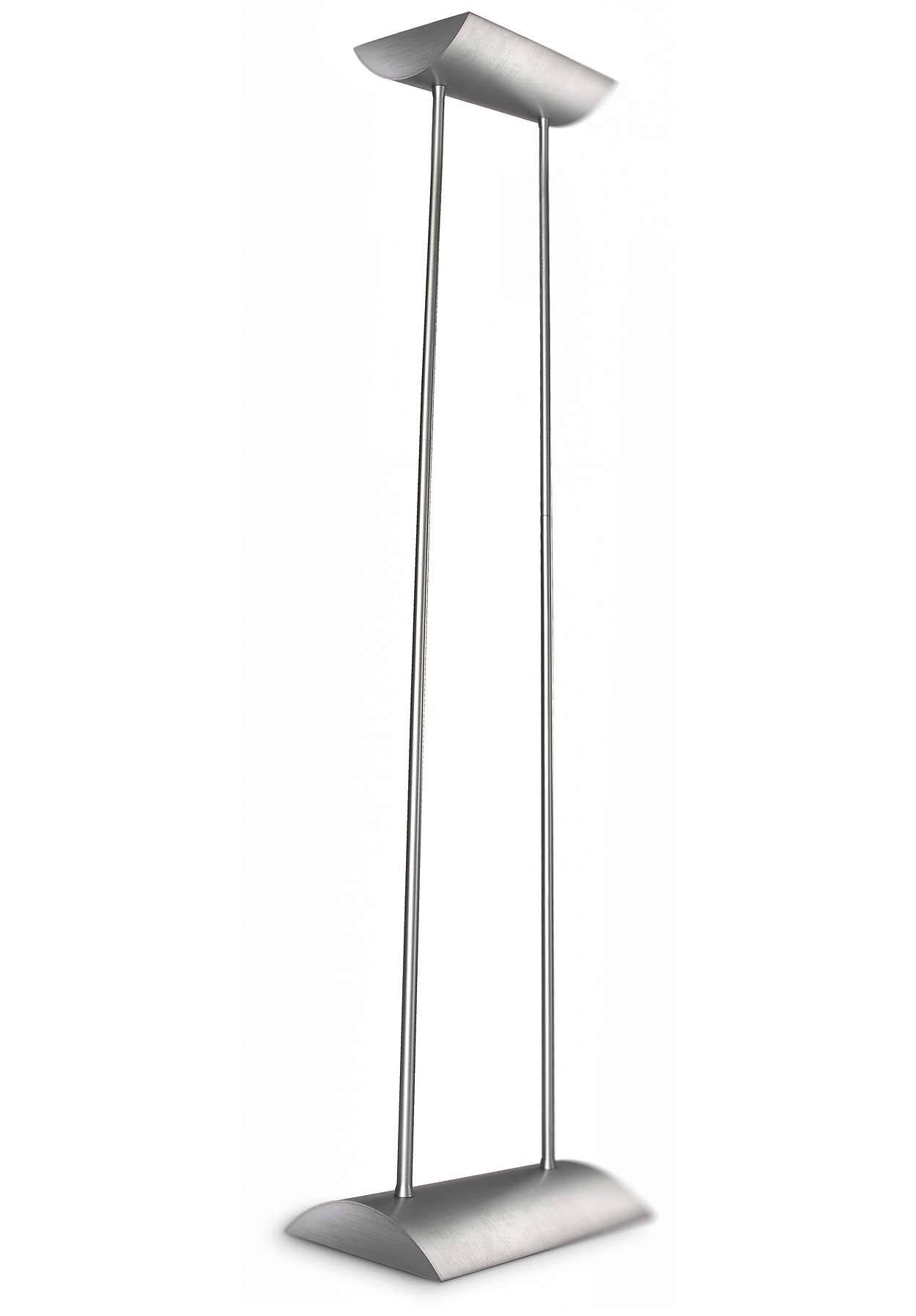 Bodenleuchte Energiesparleuchte Fluter Standleuchte Alu