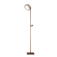 Deutsche LED Stehleuchte Rost Chrom 2 Flammig Industriedesign 190cm Deutsche LED Stehleuchte Rost Chrom 2 Flammig Industriedesign 190cm