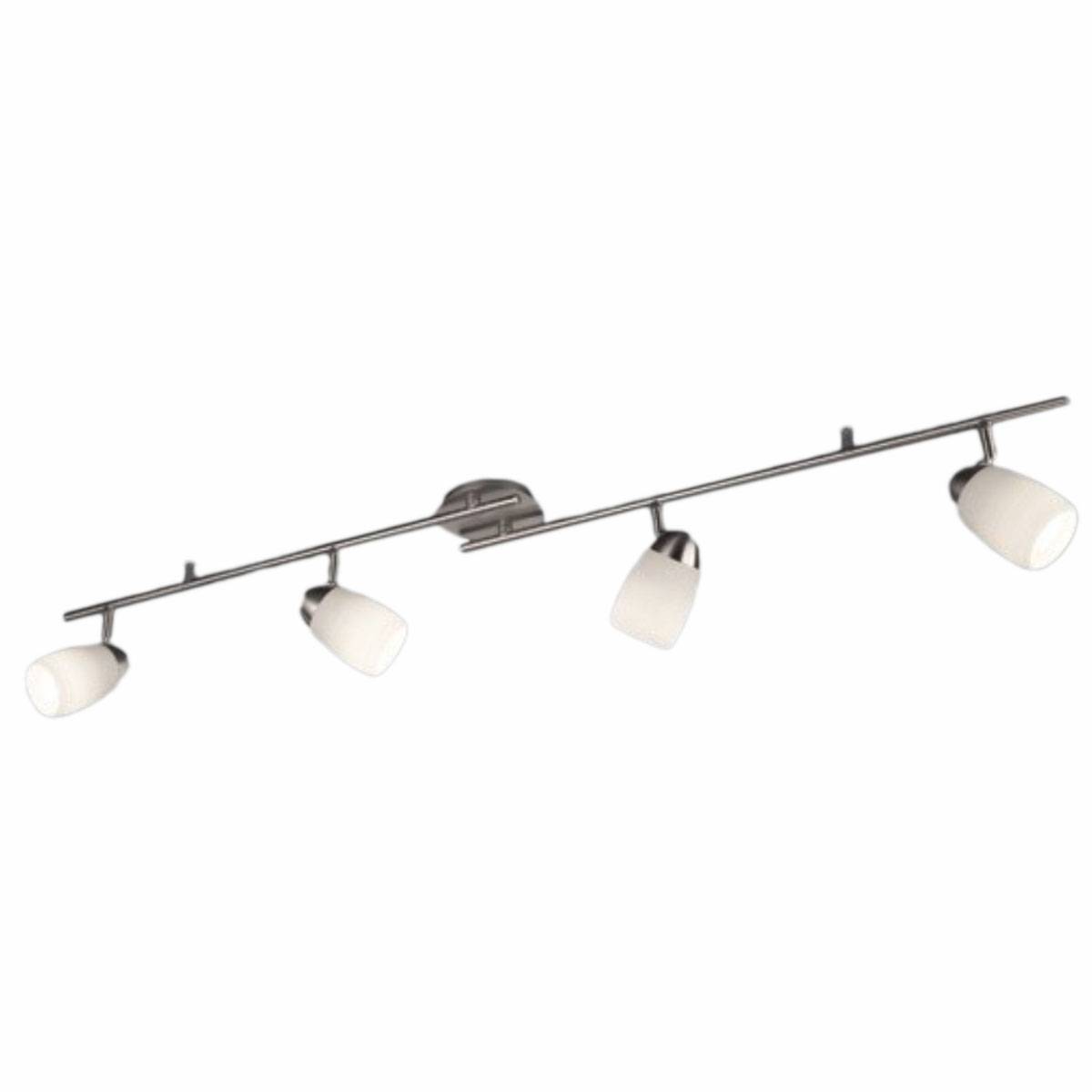 Energiespar Spotbalken Dori 4x E14 Schwenkbar Spotleiste Deckenleuchte Beweglich