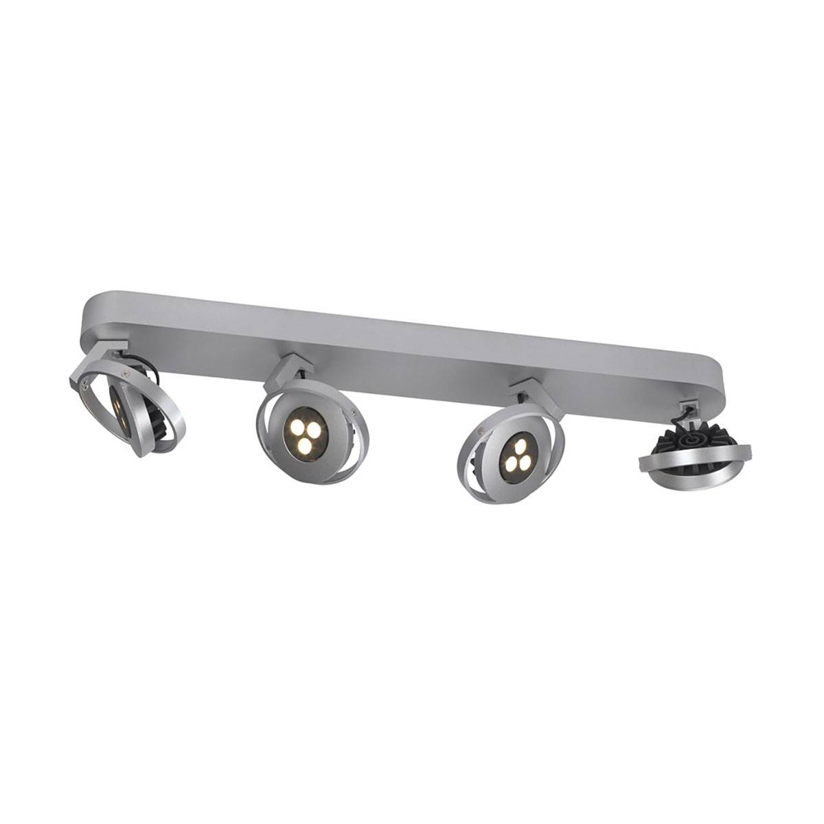 Power LED Deckenspot 4 x 7,5W Aluminium Dimmbar Länge 52cm