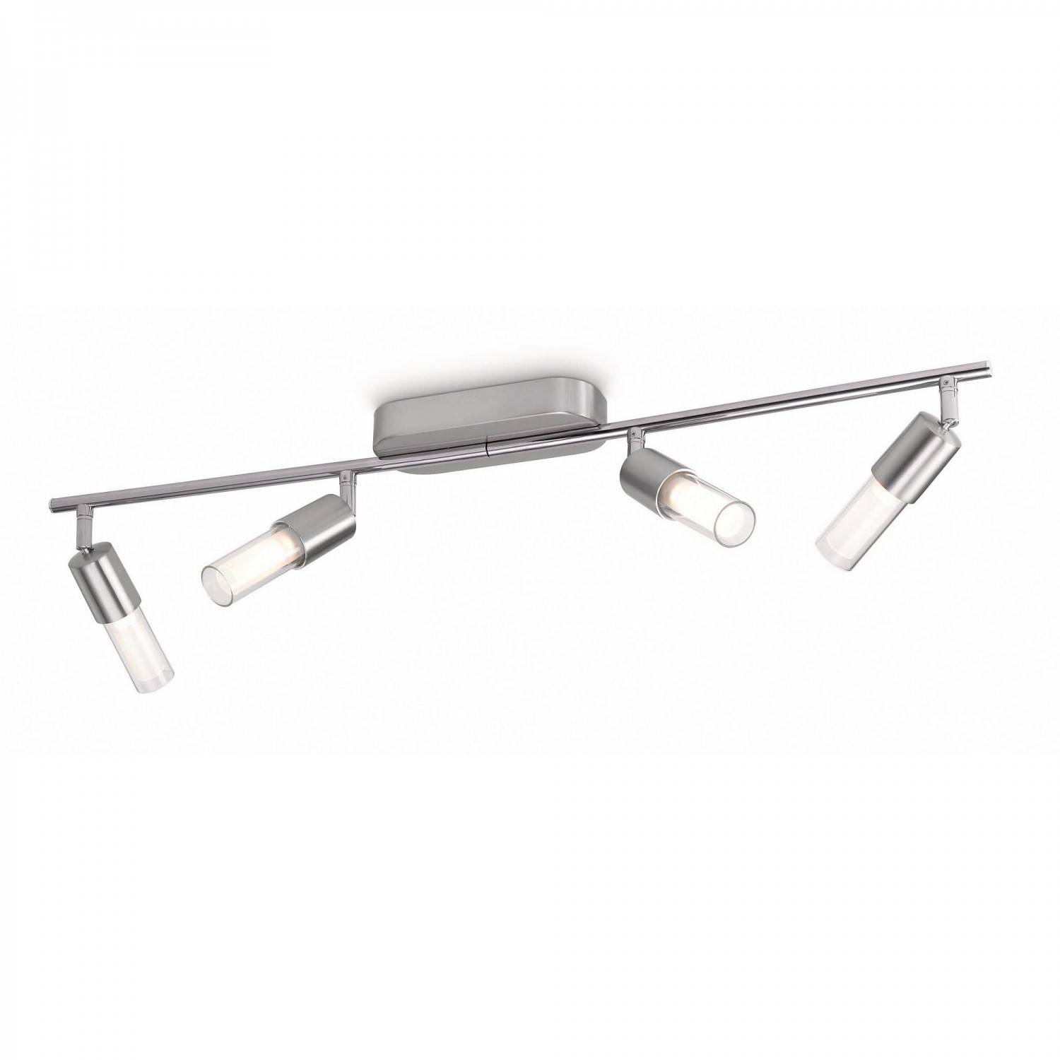 Philips Ledino Deckenleuchte Spot Schwenkbar LED 4flammig Silber Strahler