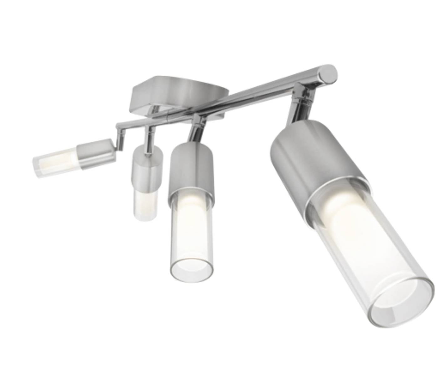 Philips Ledino Deckenleuchte Spot Schwenkbar LED 4flammig Silber Strahler