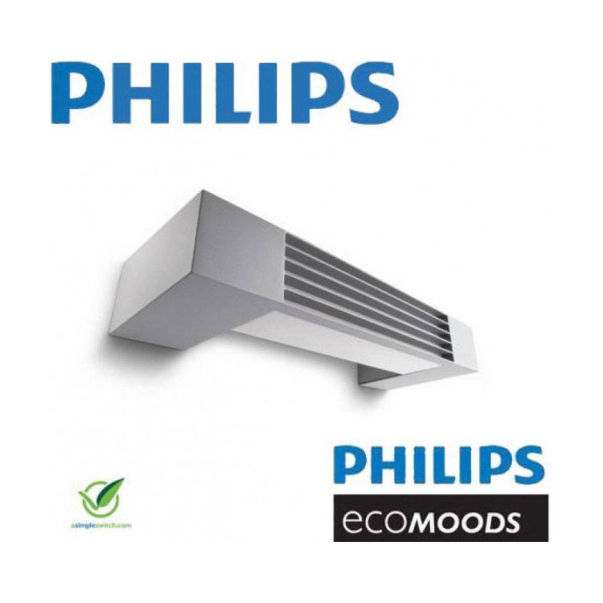 Philips Ecomoods Außenwandleuchte 2G11 24W Aussenlampe Energiespar IP44 Silber