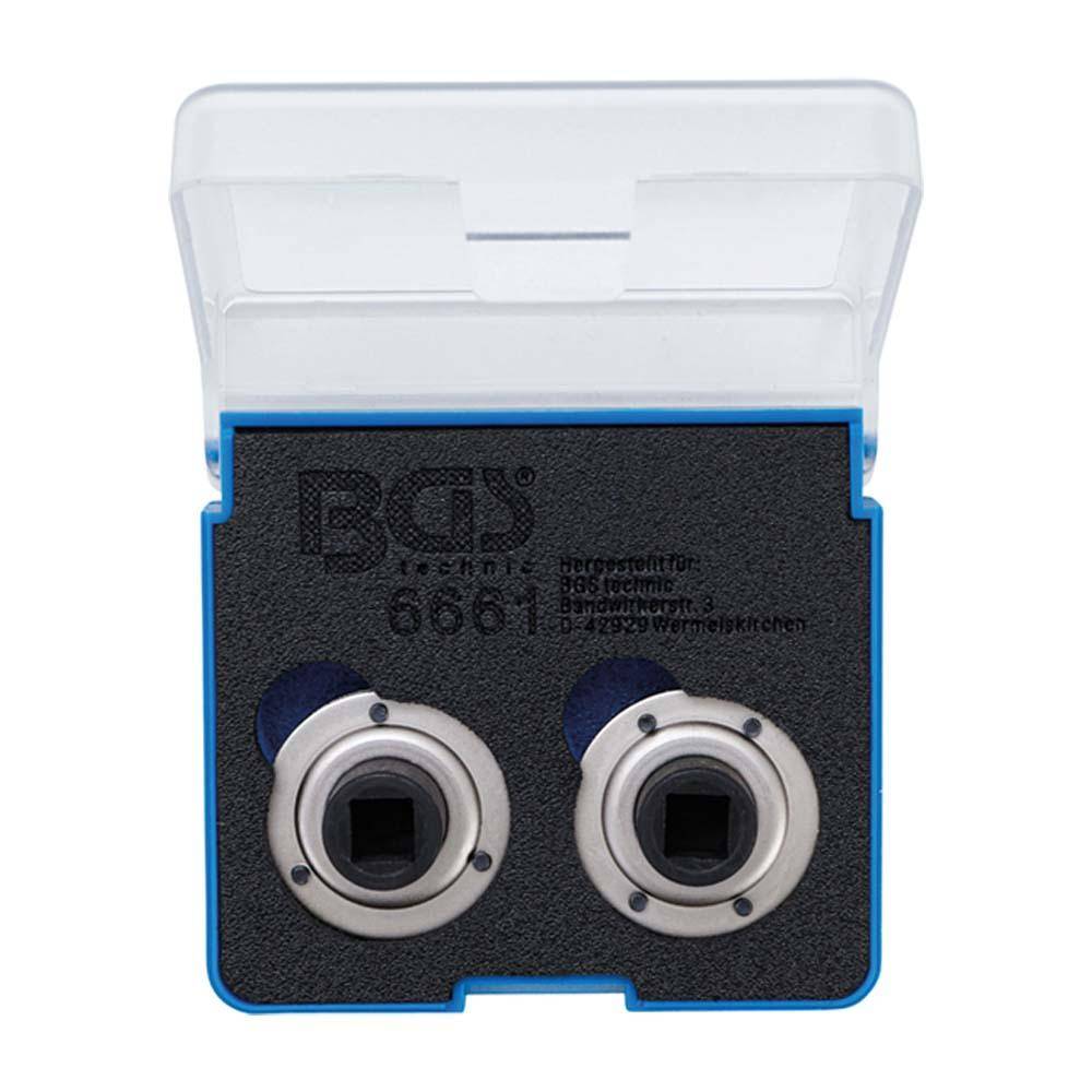 Bremskolben-Rückstelladapter-Satz - universal - 2-teilig - mit 2 & 3 Stiften