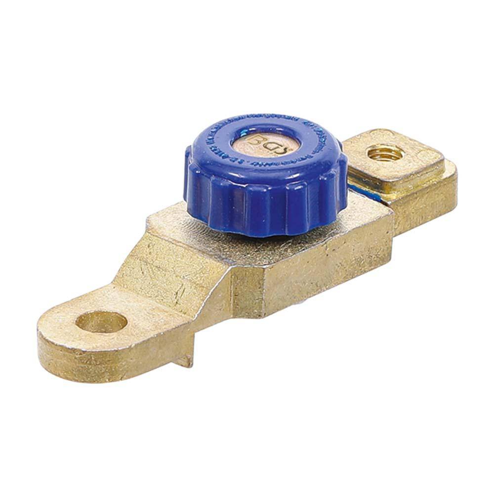 Motorrad-Batterie-Trennadapter - für Flachpol-Batterien mit M6-Anschluss - Abmessungen (L x B x H) 64 x 21 x 19 mm