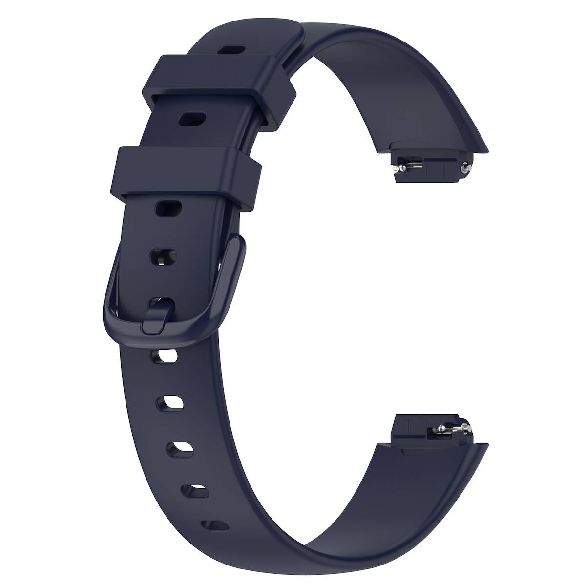 Für Fitbit Inspire 3 Einfarbiges Silikon Uhrenarmband in der Größe S Dunkelblau Ersatz Armband Smart Uhr