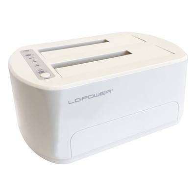 LC-Power LC-DOCK-U3-VI , SSD/HDD Docking Station, 2,5/3,5 SATA, weiß /