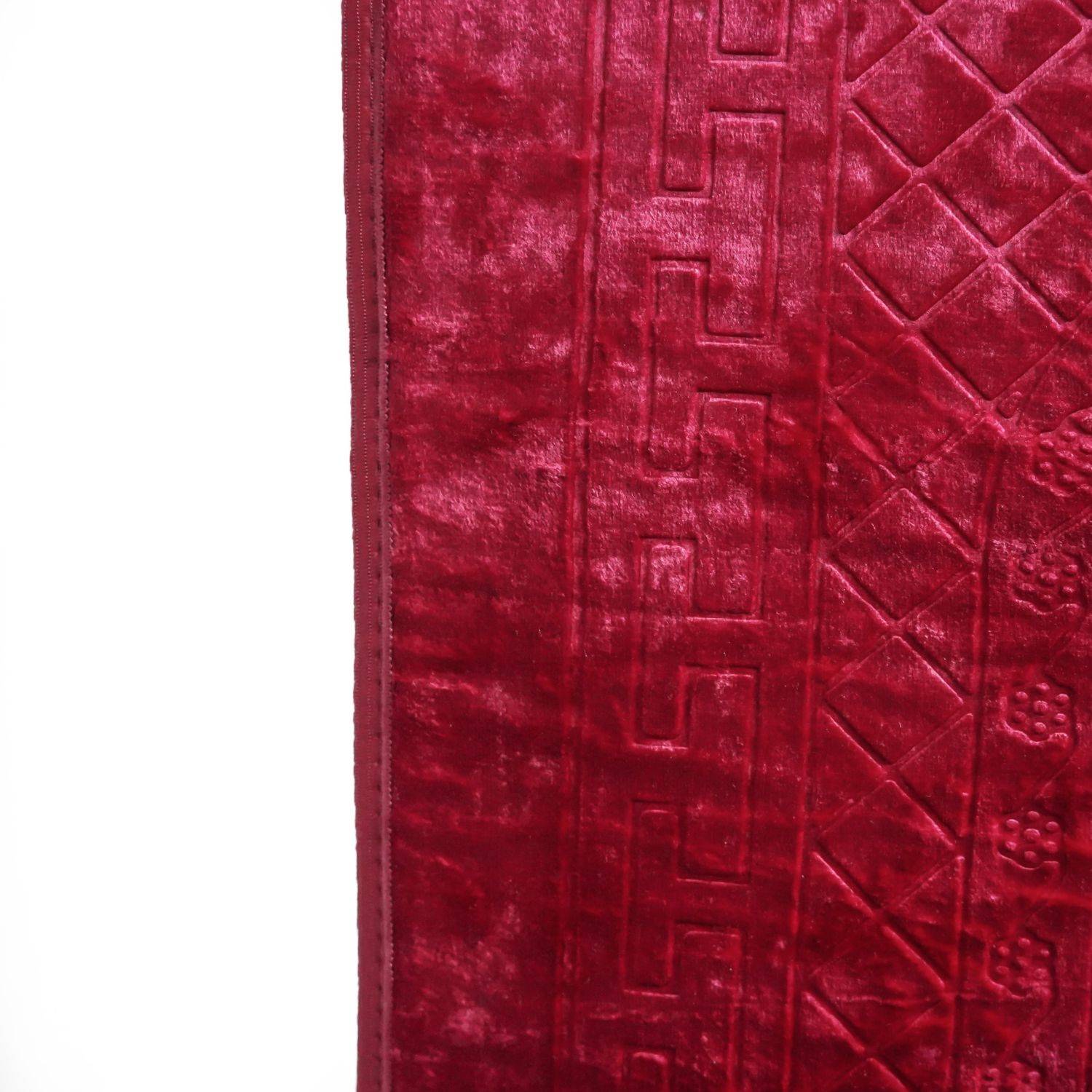 Muslimische Gebetsteppich, Islamische türkische Gebetsteppiche, Gebetsteppich Muslimische Seccade Rot