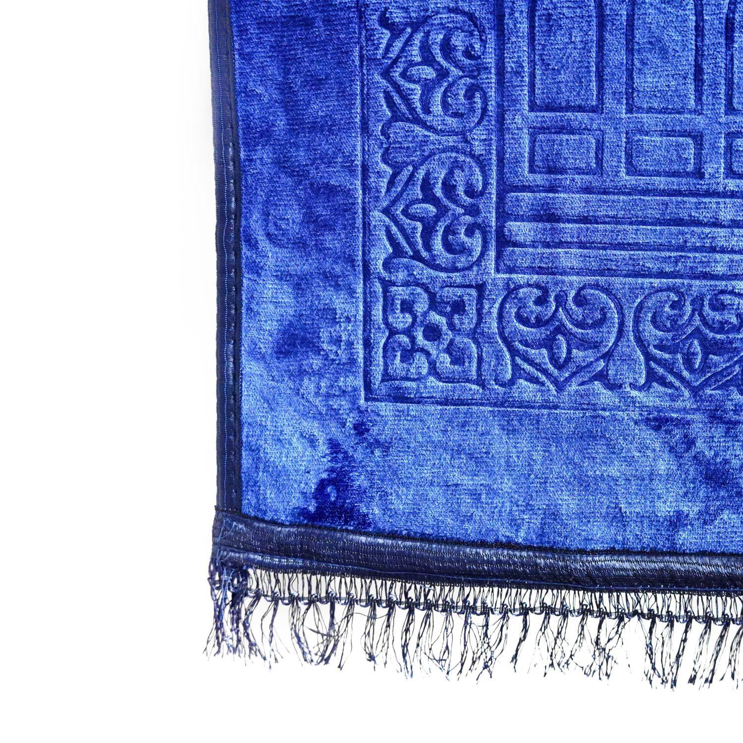 Muslimische Gebetsteppich, Islamische türkische Gebetsteppiche, Gebetsteppich Muslimische Seccade Blau