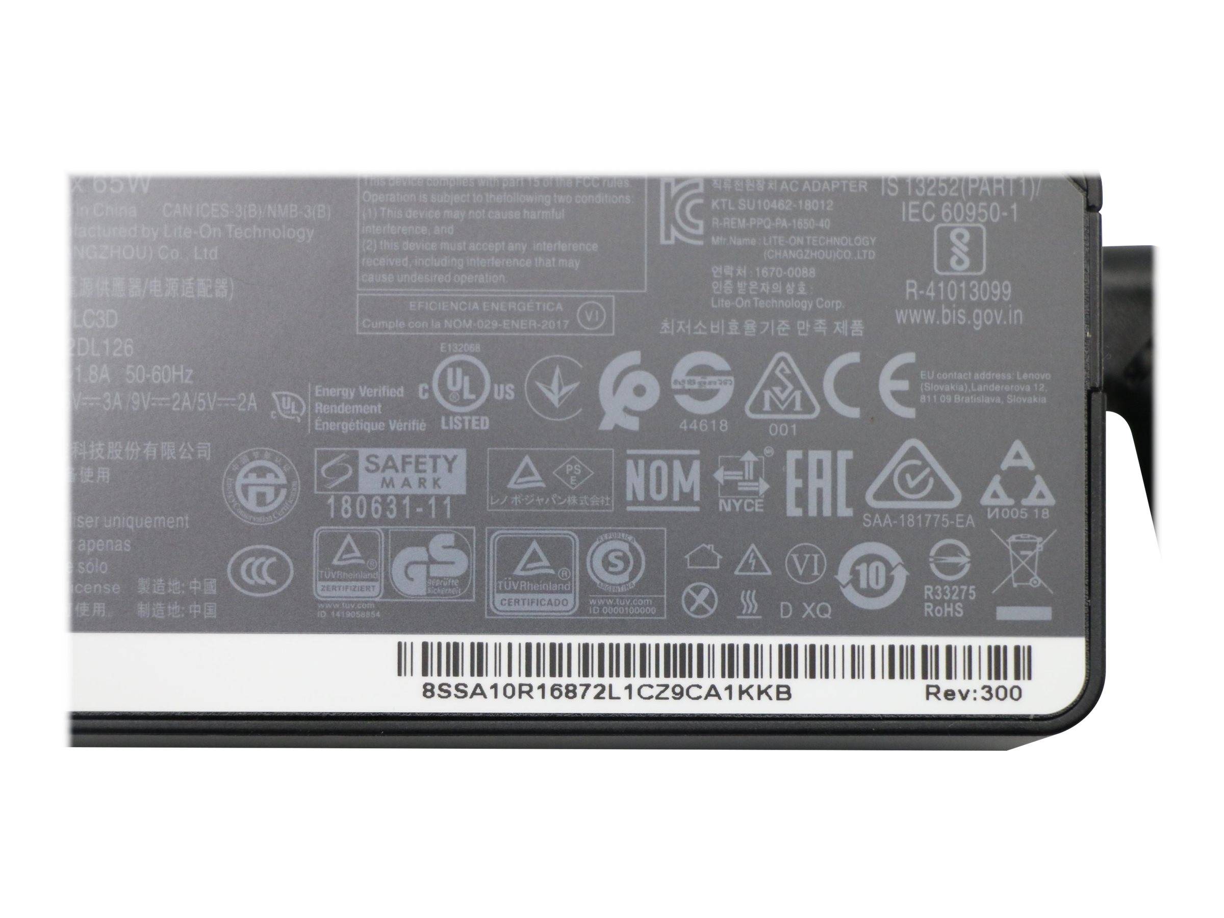LENOVO - Lite-On ADXL65YCL2D - Netzteil - Wechselstrom 100-240 V