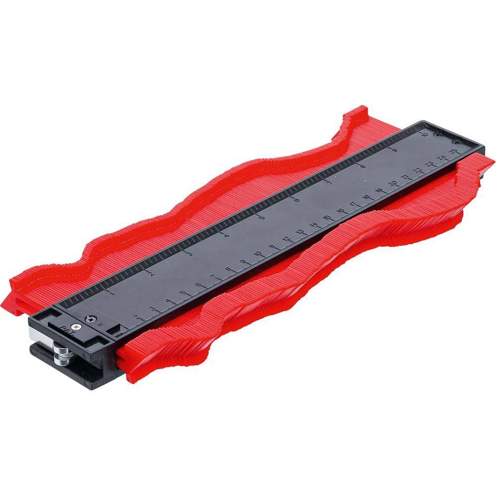 Konturenlehre - max. Messtiefe/Breite 30/255 mm - Gesamtbreite 282 mm