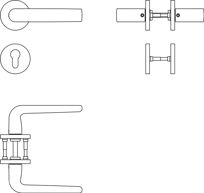 Rosettengrt.12 1267 Alu.0810 rd.PZ DIN L/R 0829 FSB