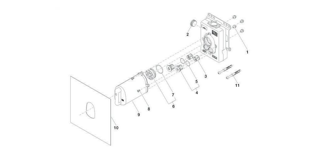 Dornbracht Dornb UP-Thermostat-Modul 3/4Z
