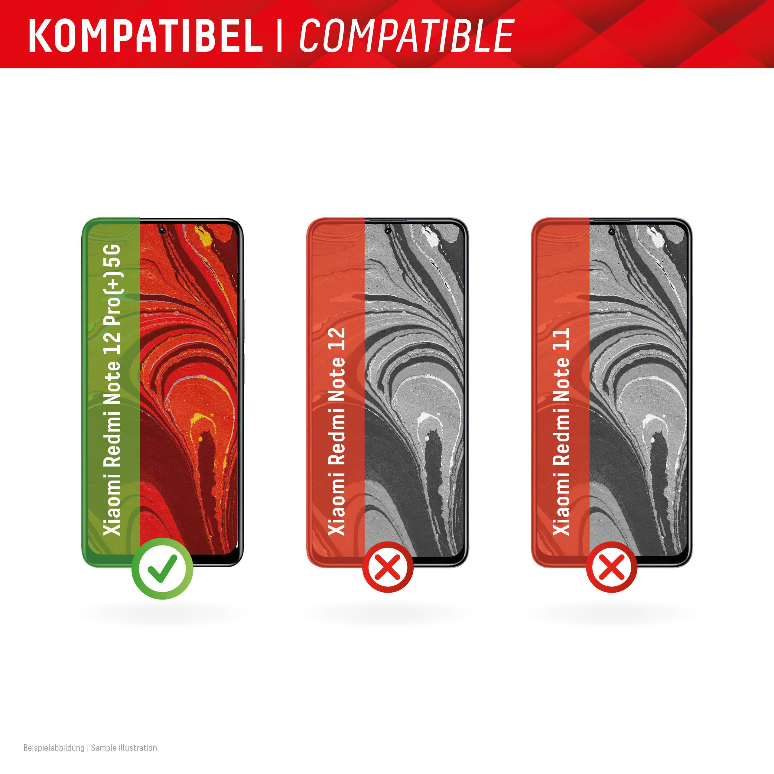 Real Glass, 2D Panzerglas für Xiaomi Redmi Note 12 Pro(+) 5G