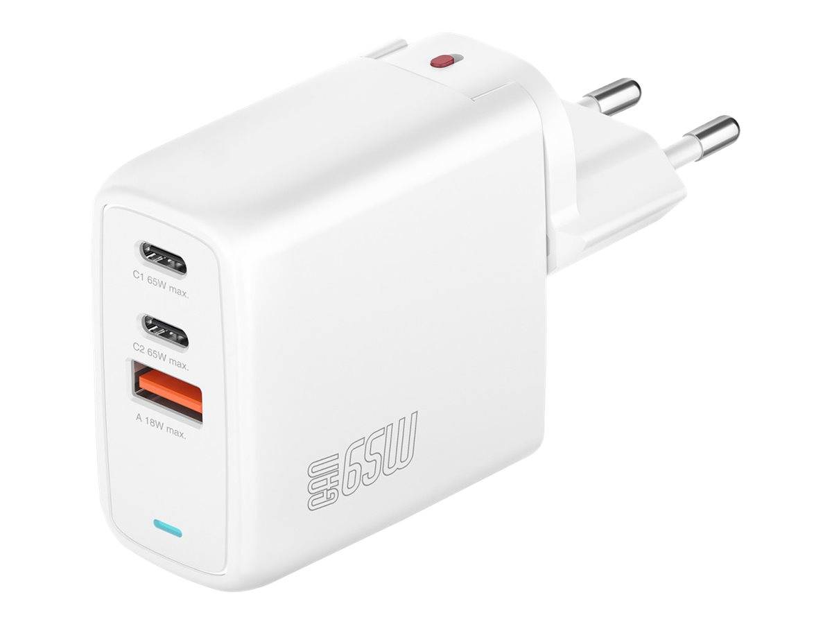 4smarts GaN FlexPro - Netzteil - 65 Watt - 5 A - Apple Fast Charge, Fast Charge, Super Charge, Power Delivery 3.1, Apple
