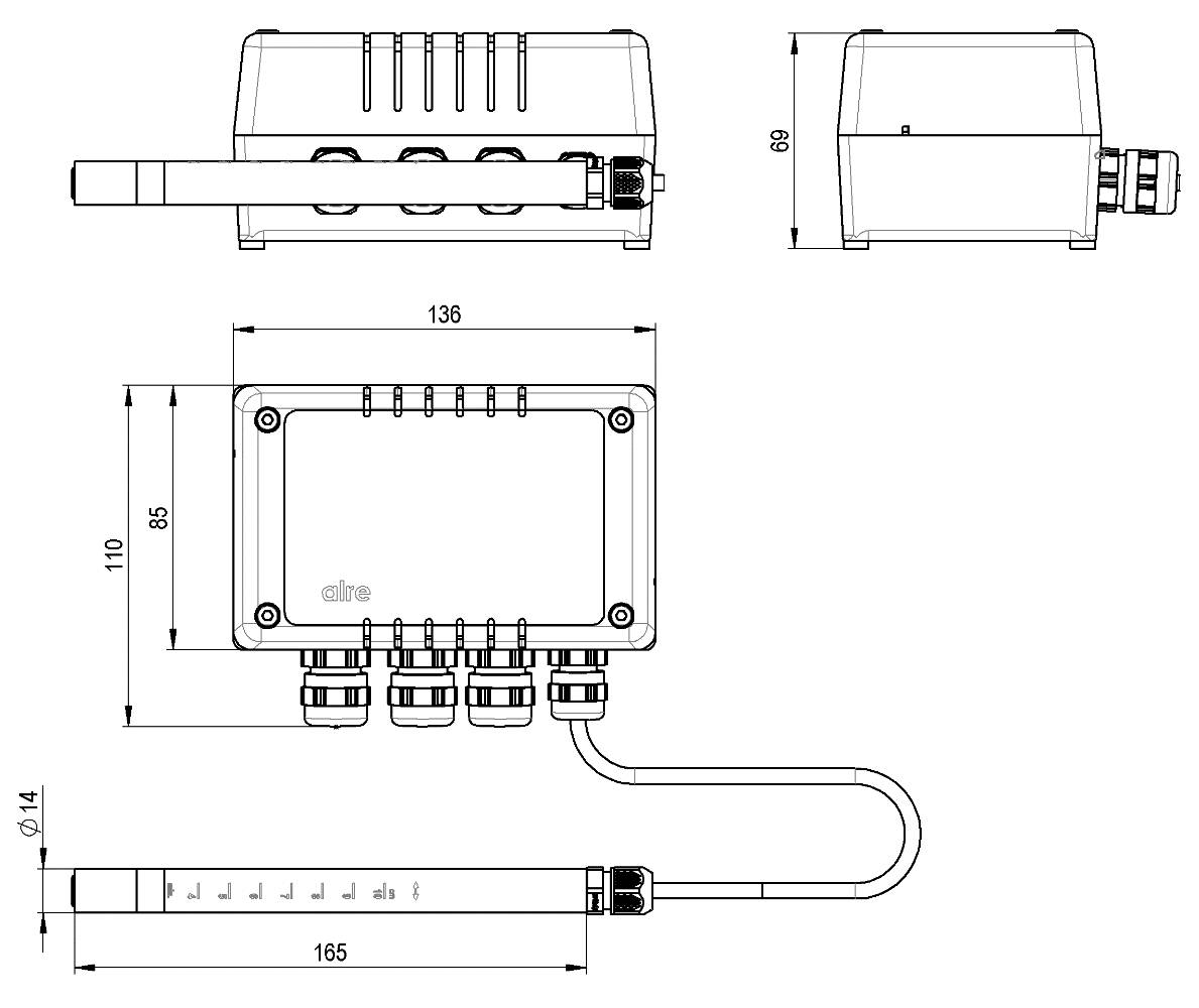 Alre-it Luftstromwächter Elektr. WSERD-134.446