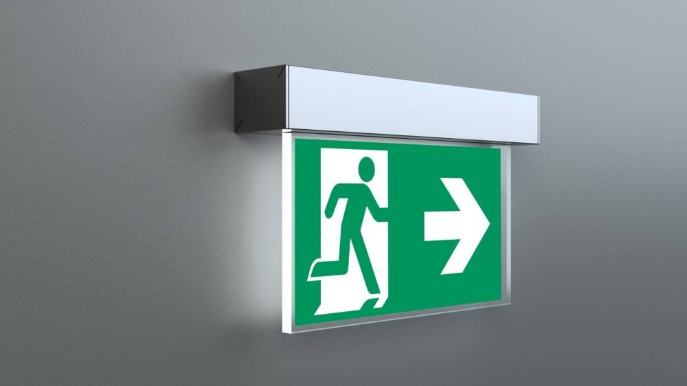 RP-Technik LED-Rettungszeichenleuchte ASMU011SC