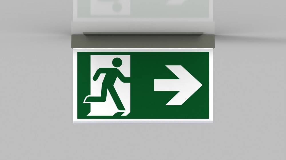 RP-Technik LED-Rettungszeichenleuchte AXC001SC-E