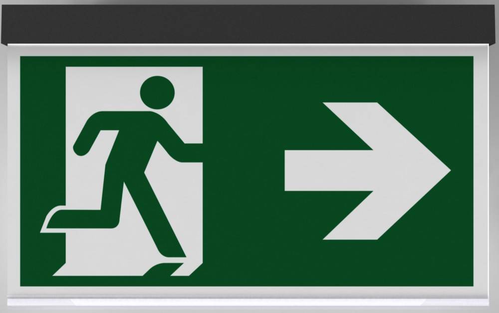 RP-Technik LED-Rettungszeichenleuchte AXW003SC-AZ