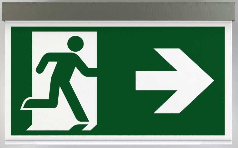 RP-Technik LED-Rettungszeichenleuchte AXW003SC-E