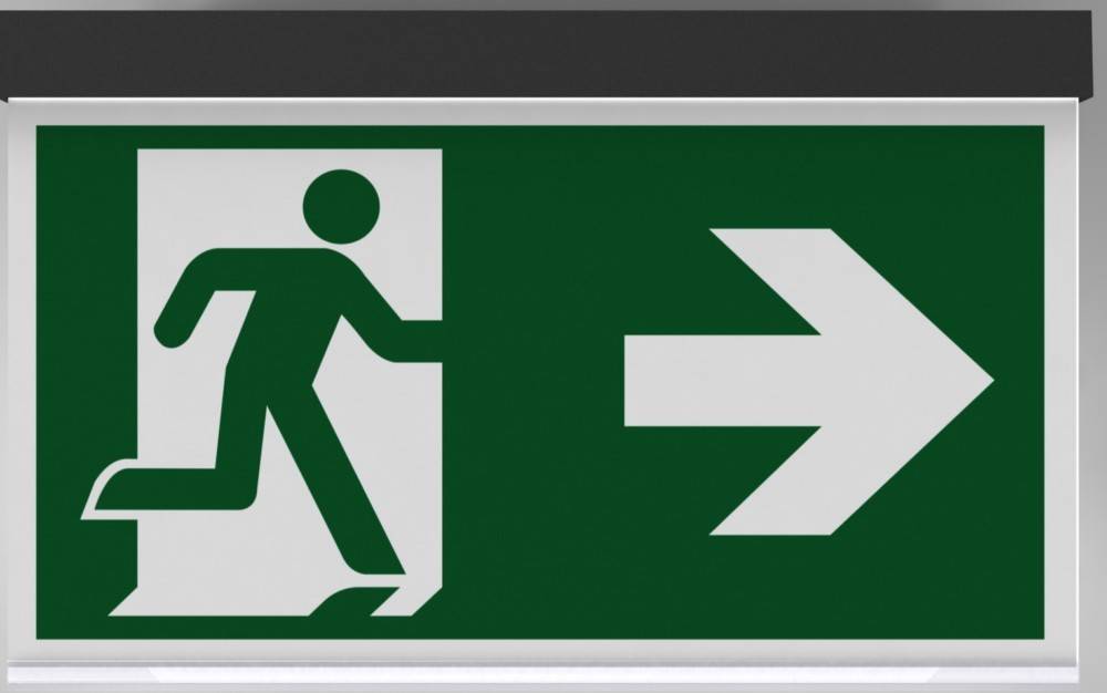 RP-Technik LED-Rettungszeichenleuchte AXW009ML-AZ