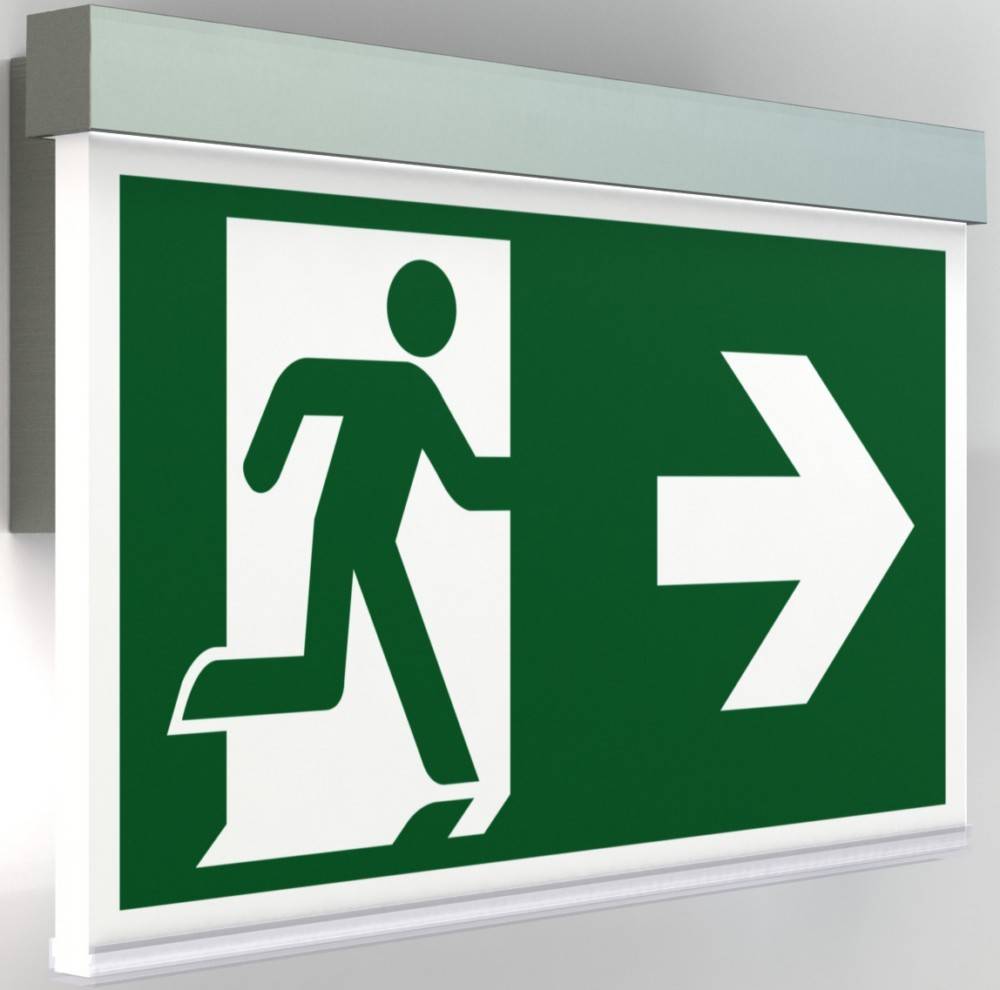 RP-Technik LED-Rettungszeichenleuchte AXW009ML-E