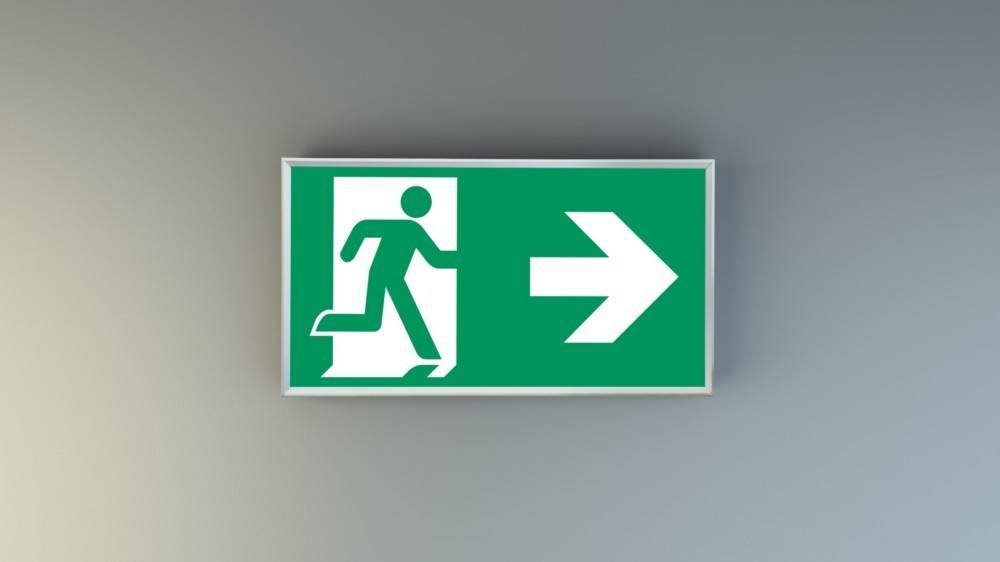 RP-Technik LED-Rettungszeichenleuchte LSW411SC