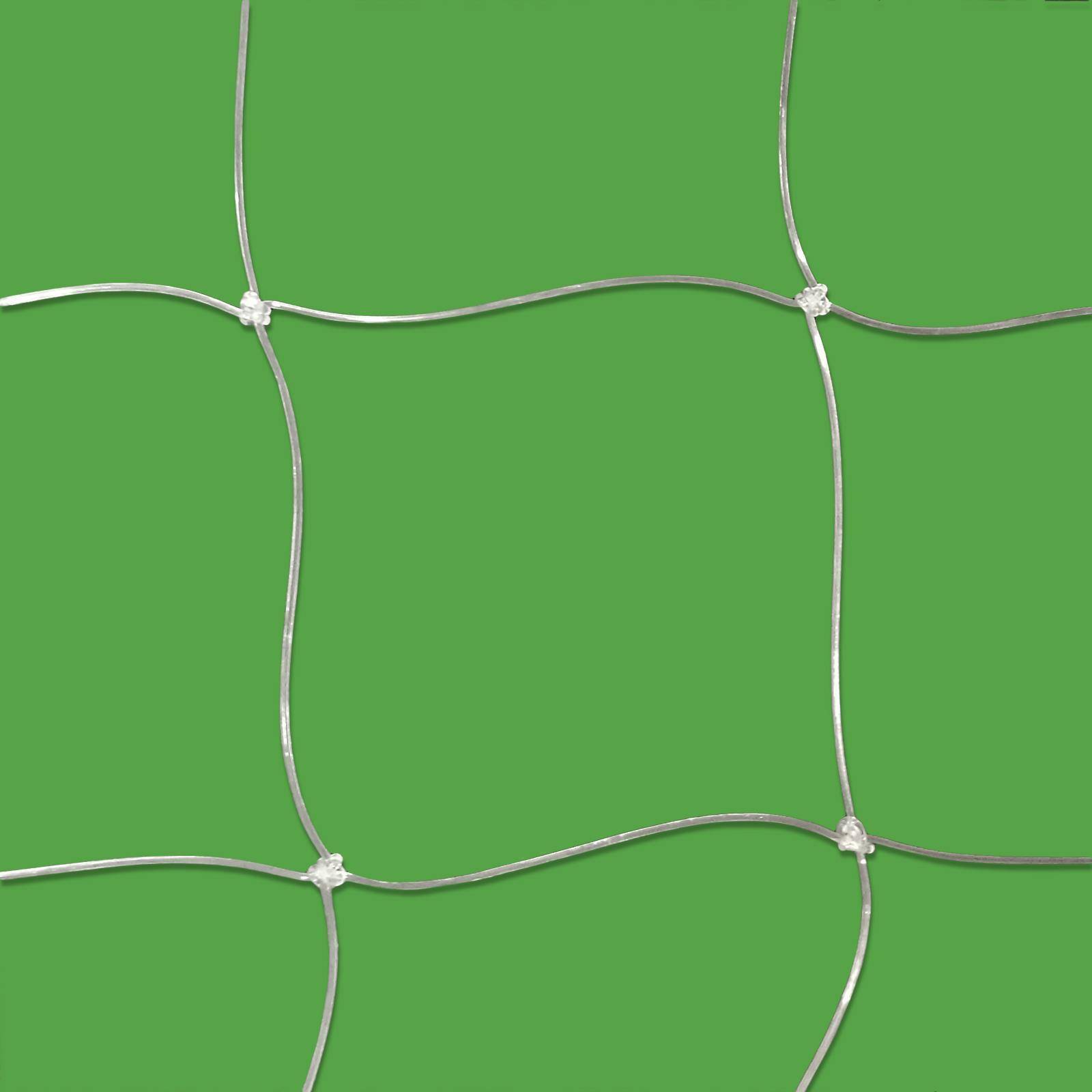 Set - Katzenschutznetz Transparent 4x3 m + 2 Teleskopstützen Blau 160-290 cm