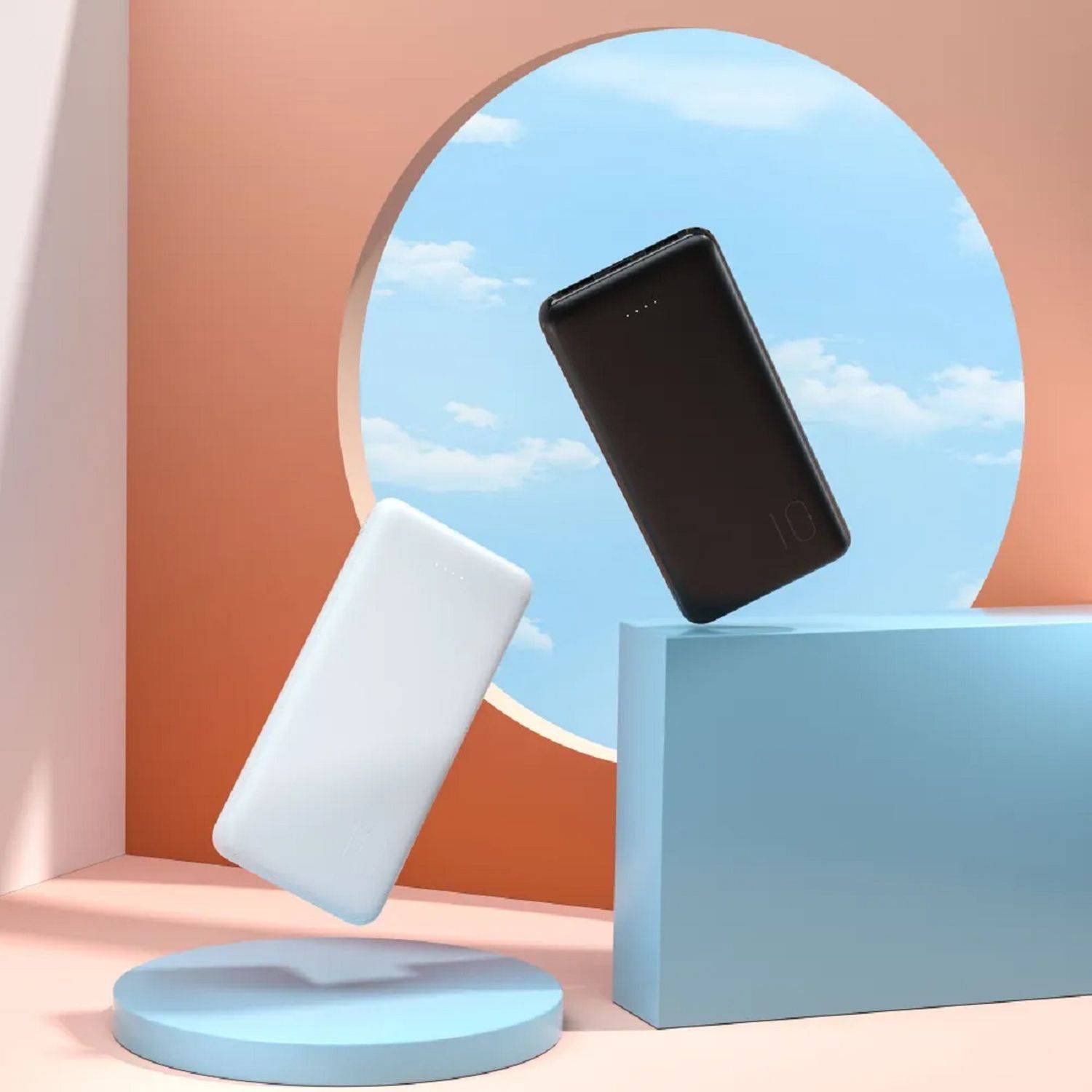 VEGER Powerbank A11S - 20W 10 000mAh Quick Charge Micro-USB, USB-C und zwei USB-A PD Schwarz