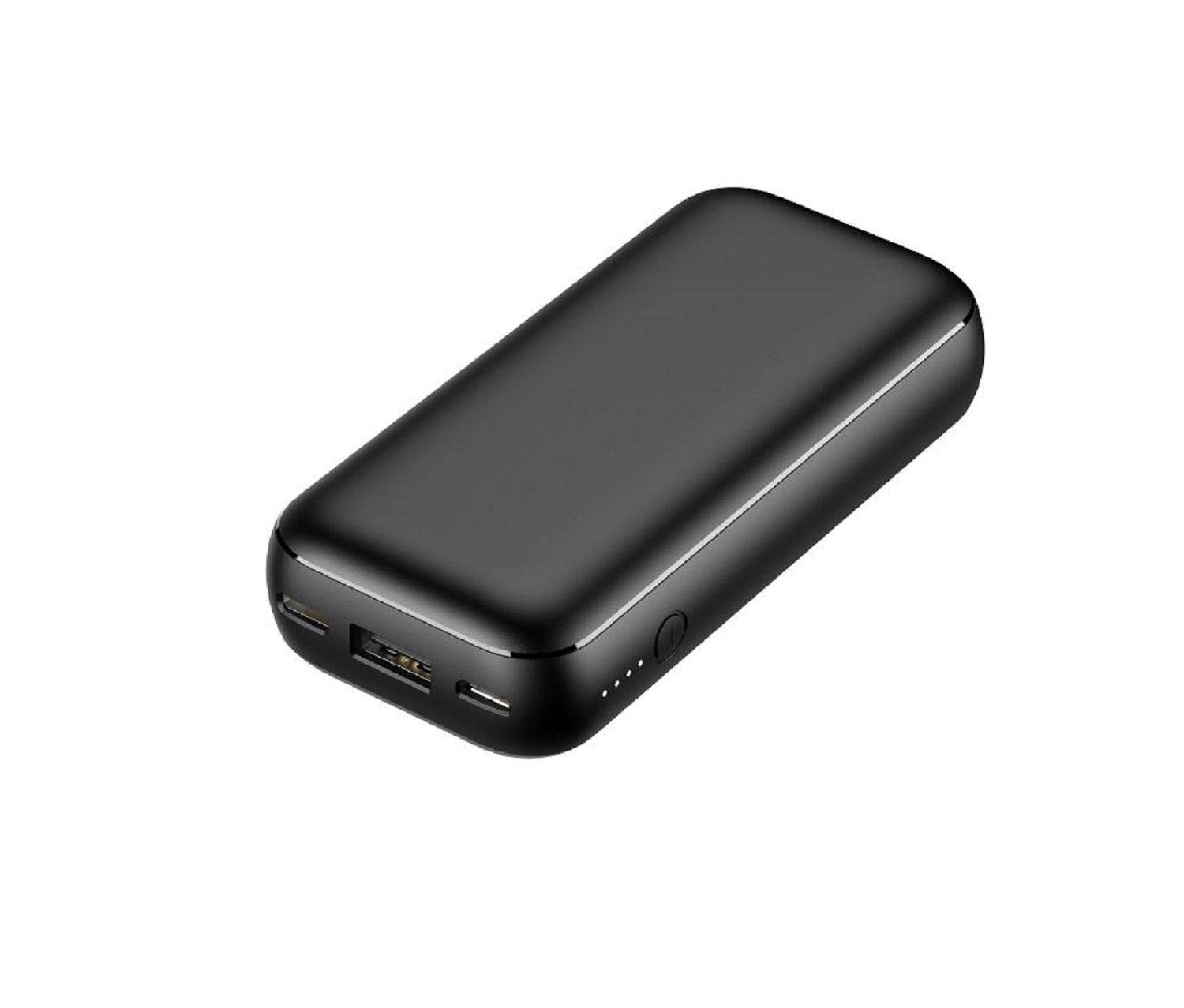 VEGER Power Bank S10 - 10 000mAh LCD Quick Charge PD 20W USB-A-, USB-C- und Micro-USB-Ladeanschluss Schwarz
