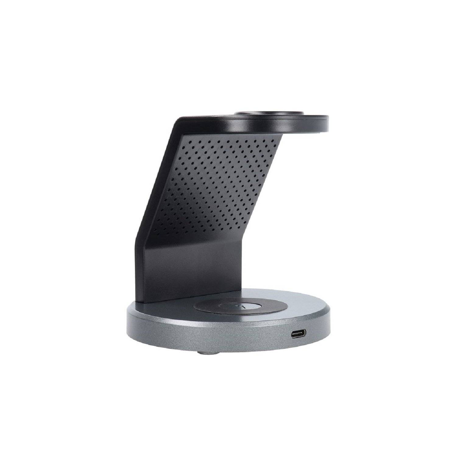 FORCELL Wireless drahtloses Ladegerät 3in1 15W Solid Mag Charger Unterstützung MagSafe Schwarz