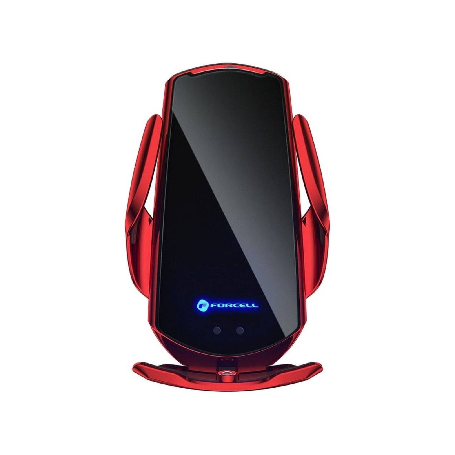 FORCELL HS1 Autohalterung KFZ-Halterung Automatisch 15W Induktionsladen + Adapt. Magnetisch Rot