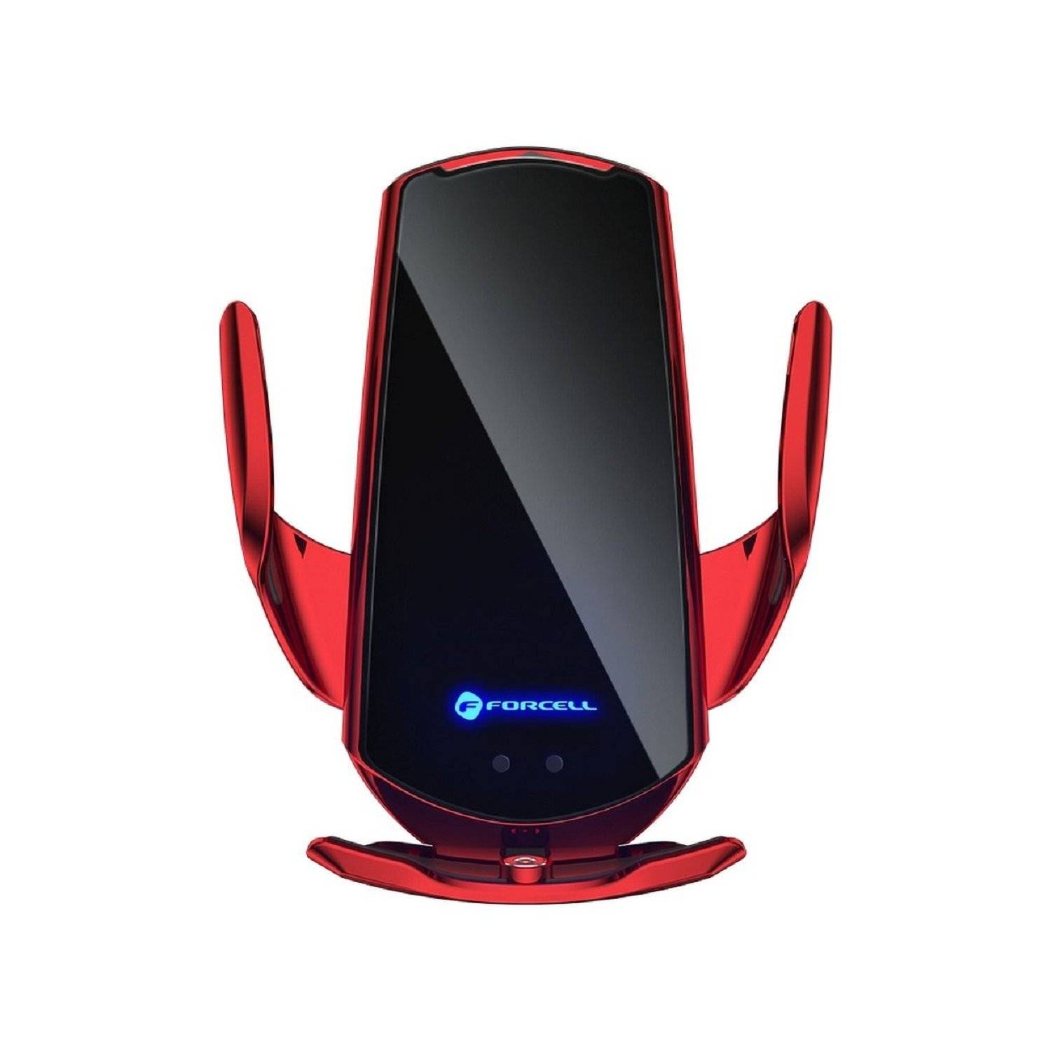 FORCELL HS1 Autohalterung KFZ-Halterung Automatisch 15W Induktionsladen + Adapt. Magnetisch Rot