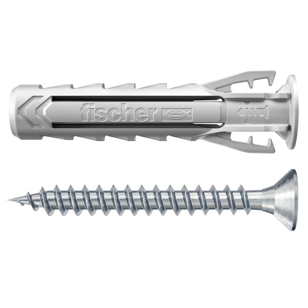 Spreizdübel SX Plus - Ø 6 mm - Länge 30 mm - mit Spanplattenschrauben - VE 50 Stück - Preis per VE