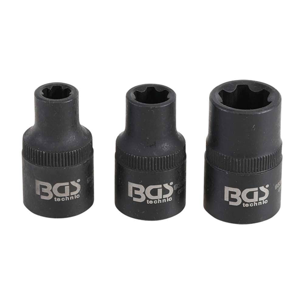 Steckschlüssel-Einsatz-Satz - Keil-Profil (für RIBE) M6S, M8S, M12S