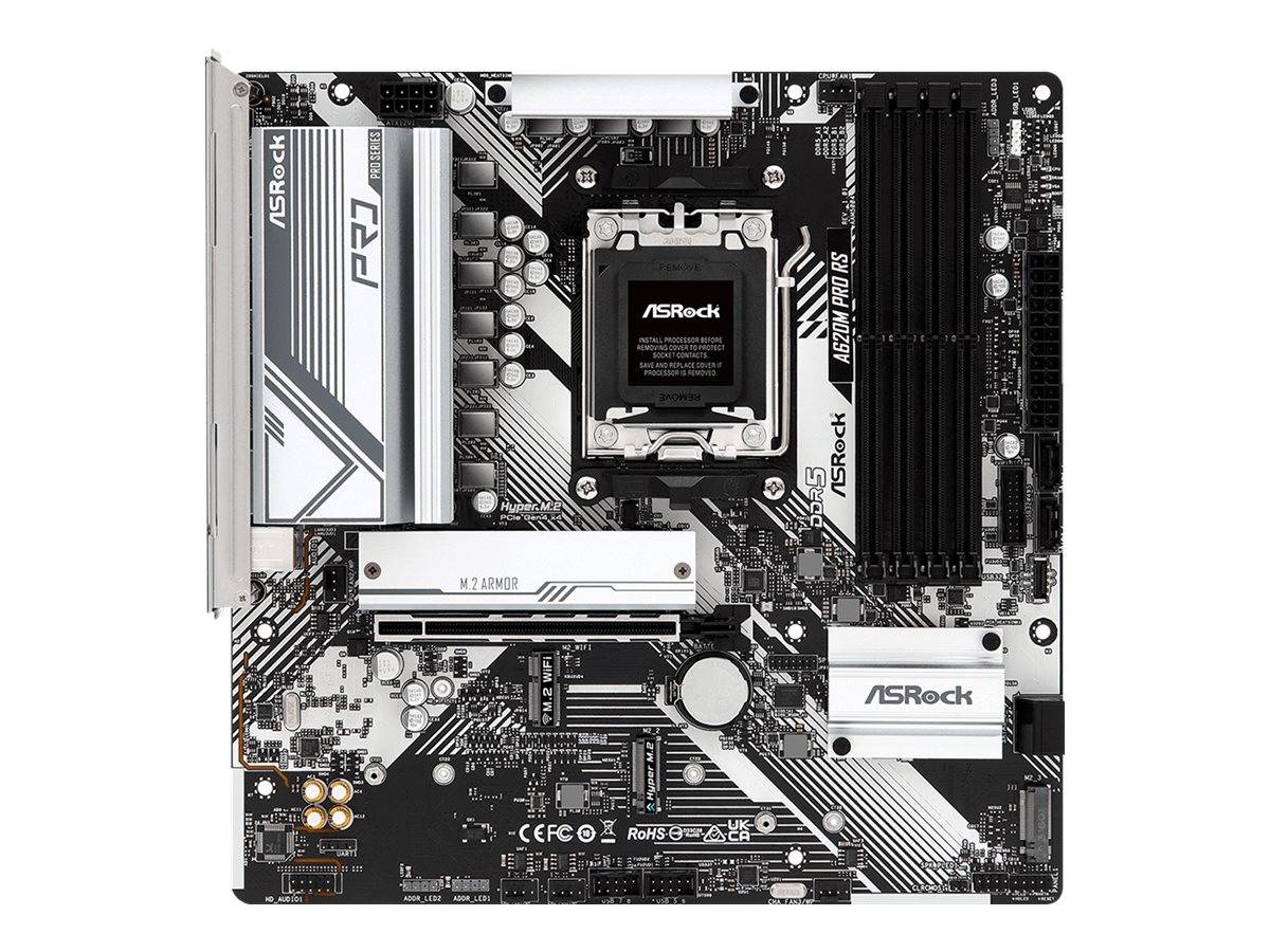 ASRock A620M PRO RS - Motherboard - micro ATX - Socket AM5 - AMD A620 Chipsatz - USB 3.2 Gen 1, USB-C 3.2 Gen 1 - Gigabi