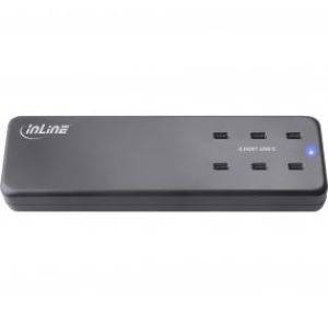 Mehrfachanschluss, 120 W, 6x USB Typ-C PD 3.0 - Schwarz