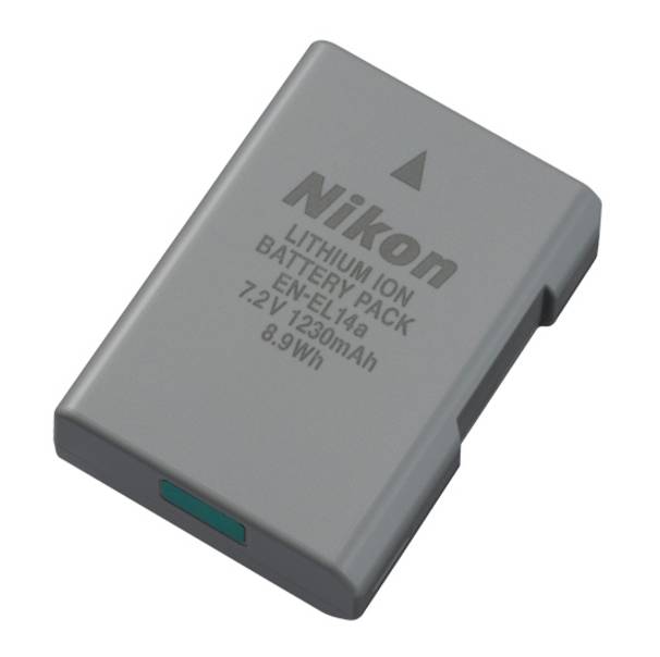 Nikon EN EL14a - Kamerabatterie Li-Ion 1230 mAh