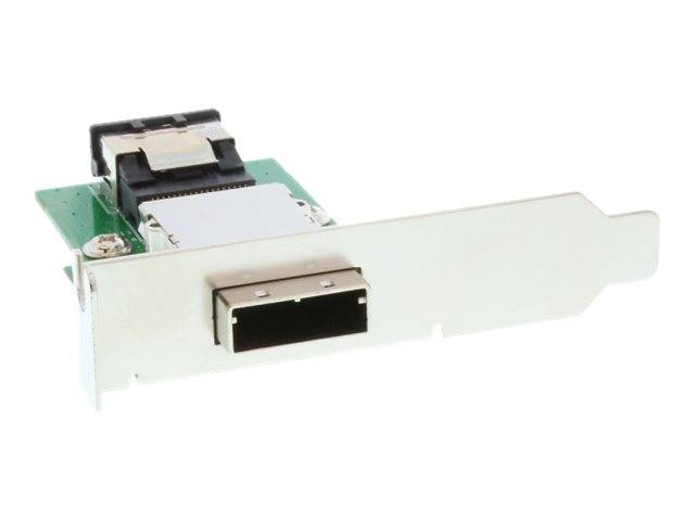 INLINE - SAS low profile Slotblech - ext. SFF-8088 auf int. SFF-8087
