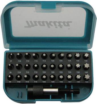 Makita Screwdriver bit and bit holder set