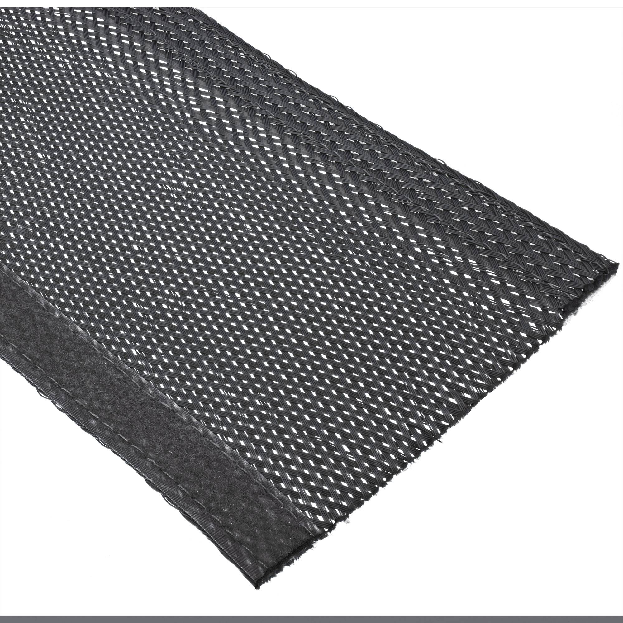 INLINE - Kabelschlauch - Gewebeschlauch mit Klettverschluss - 1m x 40mm schwarz