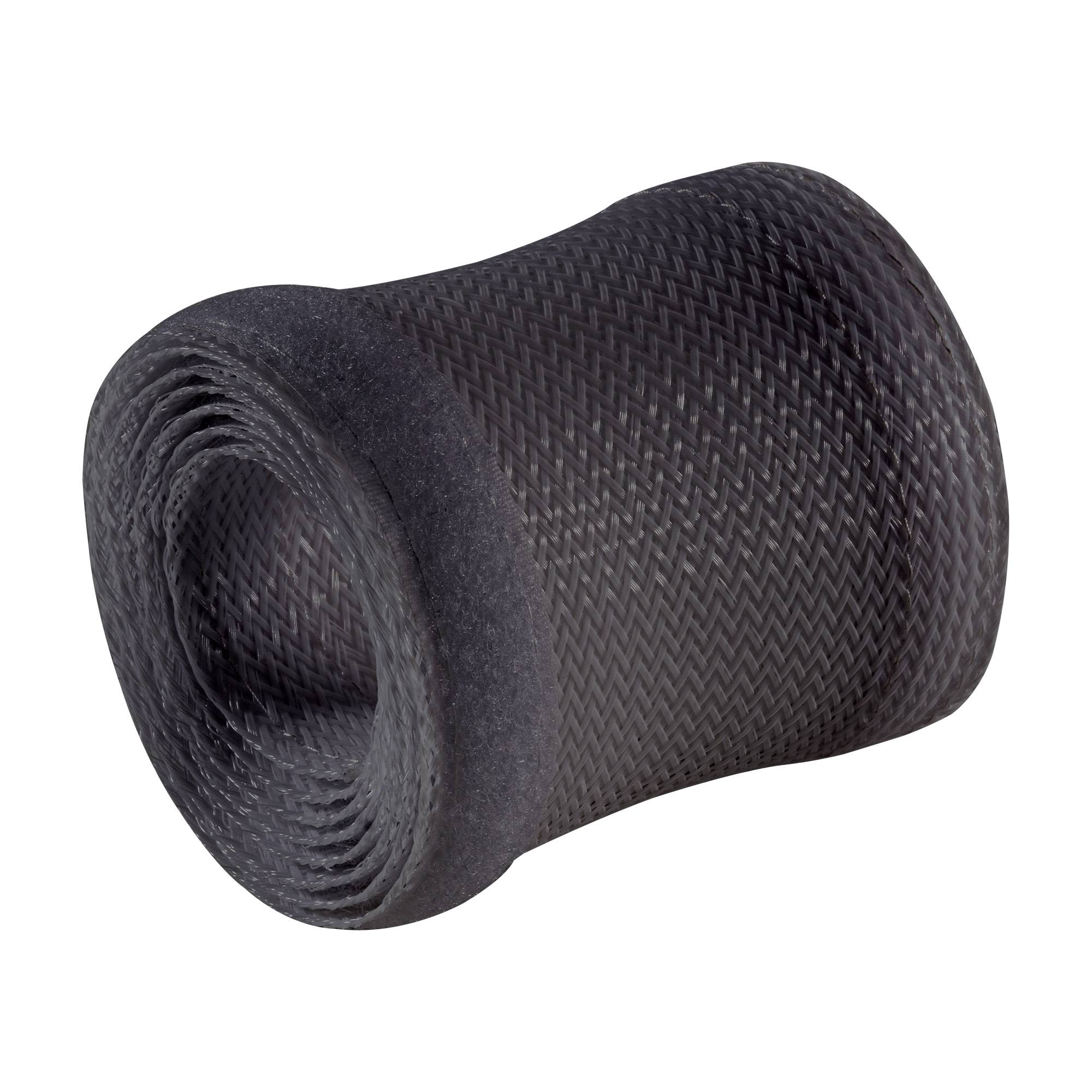 INLINE - Kabelschlauch - Gewebeschlauch mit Klettverschluss - 1m x 40mm schwarz