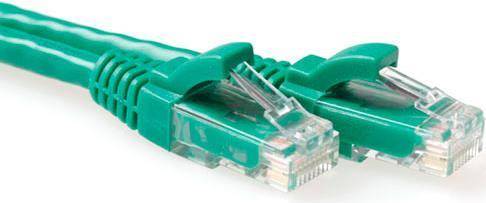 ACT Green 7 meter U/UTP CAT6 patch cable snagless with RJ45 connectors