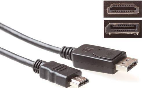 ACT Conversion cable DisplayPort male to HDMI-A male 3,00 m