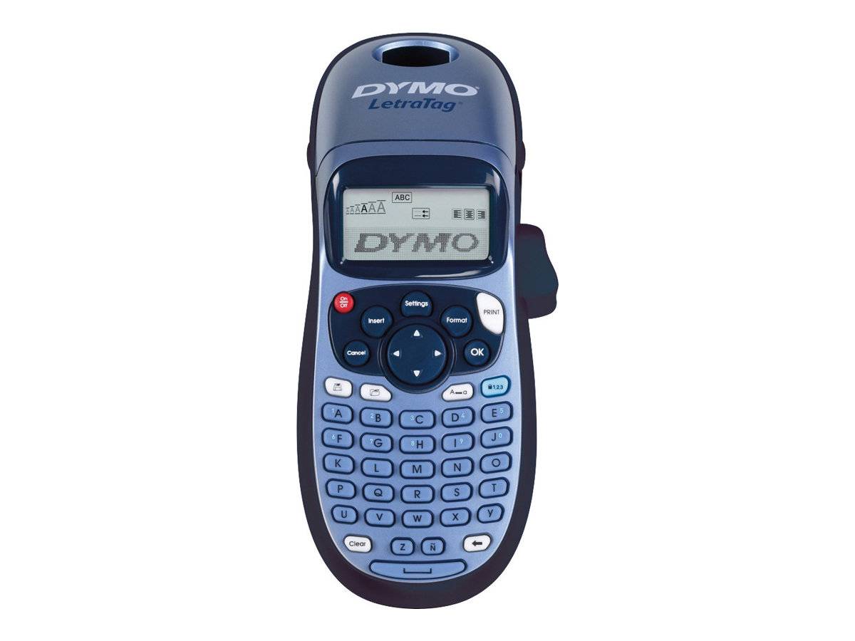 DYMO LetraTag LT-100H - Beschriftungsgerät - s/w - Thermodirekt - Rolle (1,2 cm)