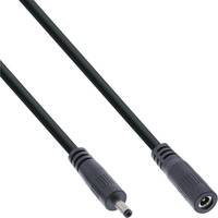 INLINE - DC Verlängerungskabel - DC Stecker/Buchse 3,5x1,35mm - AWG 18 - schwarz 2m