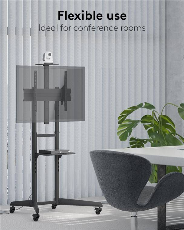 Goobay TV-Präsentationsständer Pro (Größe L) - Halterung für Fernseher und Monitore zwischen 37 und 70 Zoll (94-178 cm)