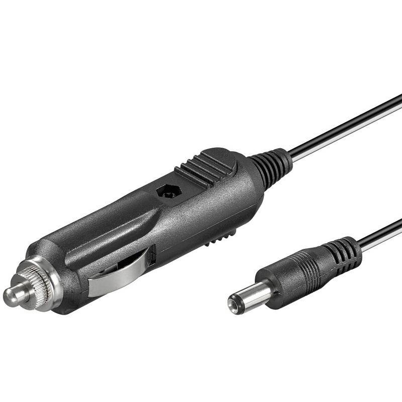1,80m KFZ Auto Zigaretten Anzünder Kabel - DC Stecker / Hohlstecker 5,5 x 2,1mm